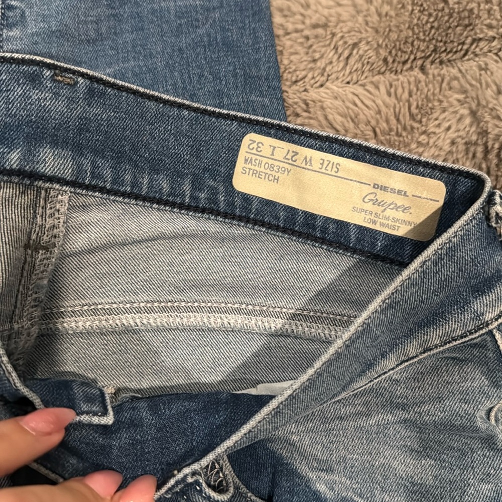 NEW DIESEL SUPER SLIM SKINNY LOW WAIST STRETCH